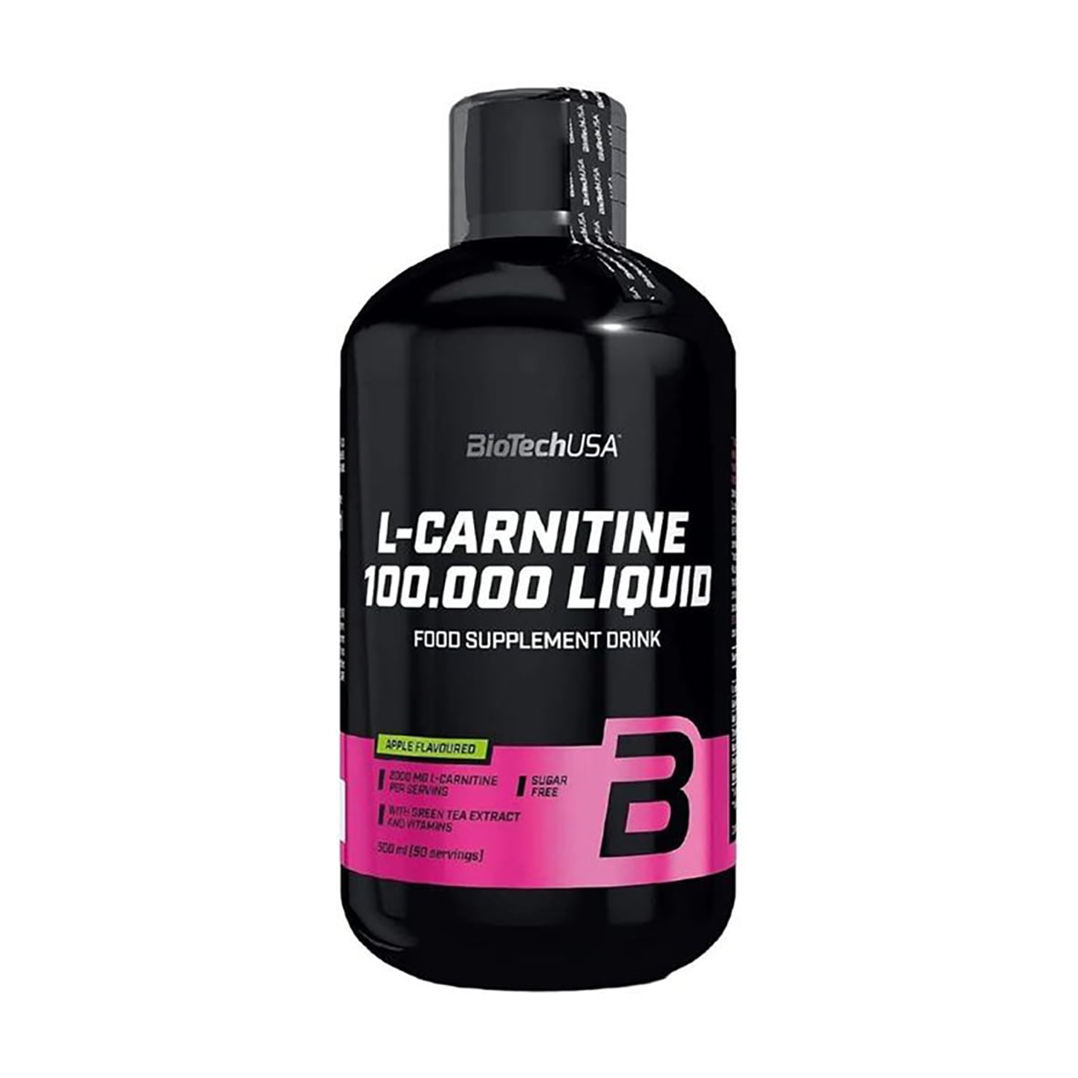 L-Карнітин BioTechUSA L-Carnitine 100.000 Liquid Яблуко, в рідині, 500 мл